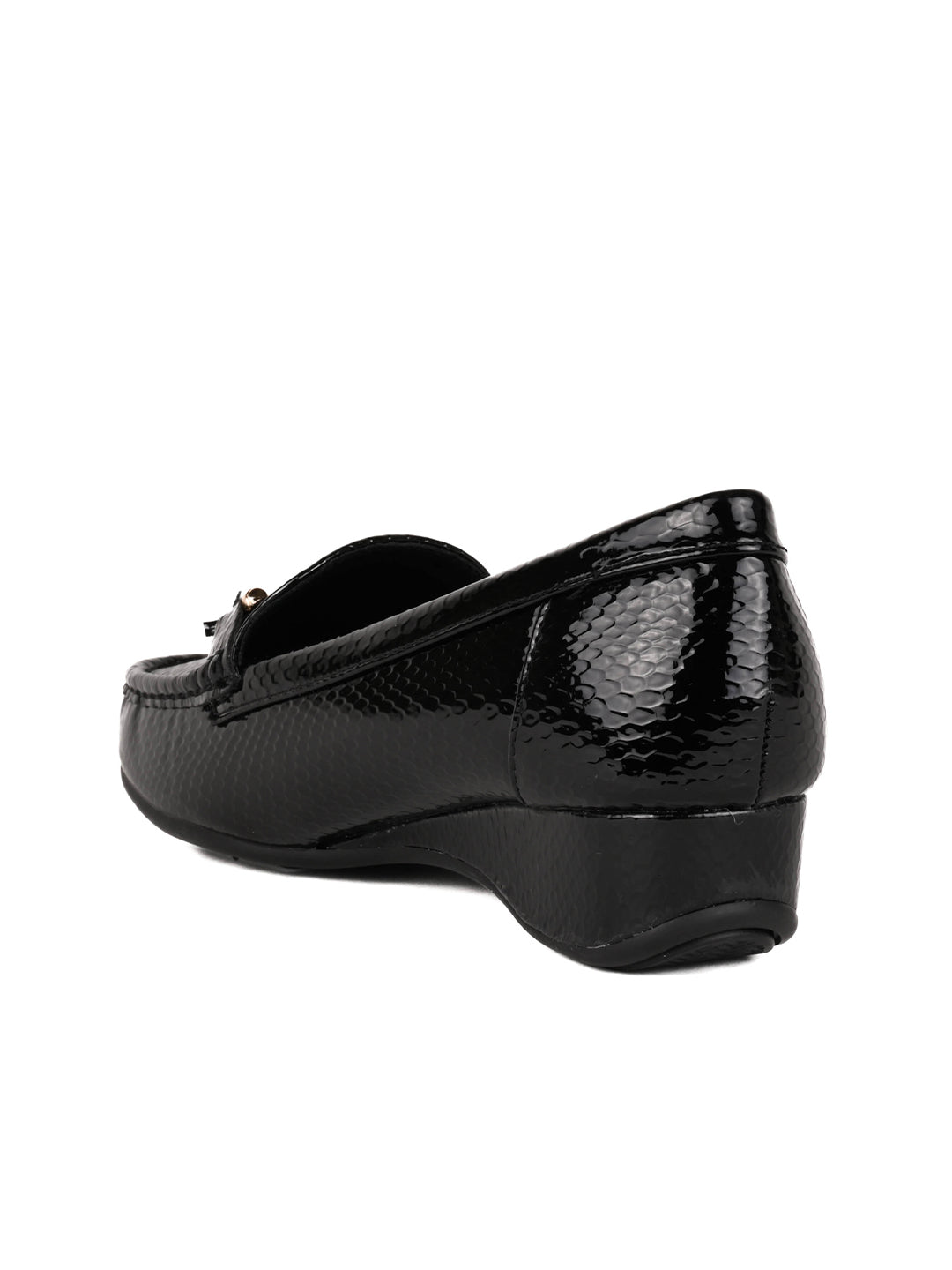 Women, Women Footwear, Black Loafers