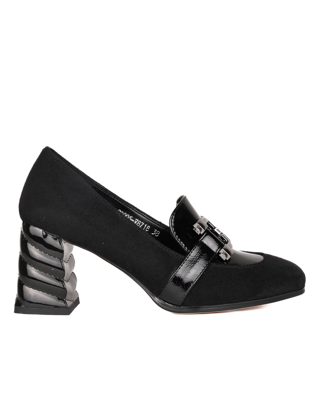 Women, Women Footwear, Black Loafers