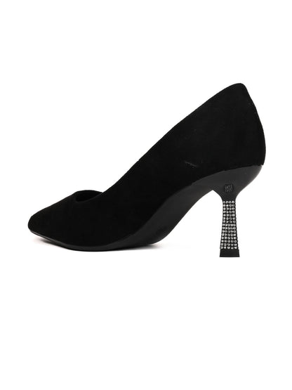 Women, Women Footwear, Black Pumps