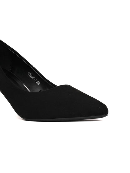 Women, Women Footwear, Black Pumps