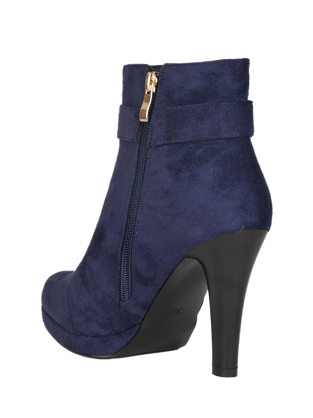 Women, Women Footwear, Navy Blue Boots