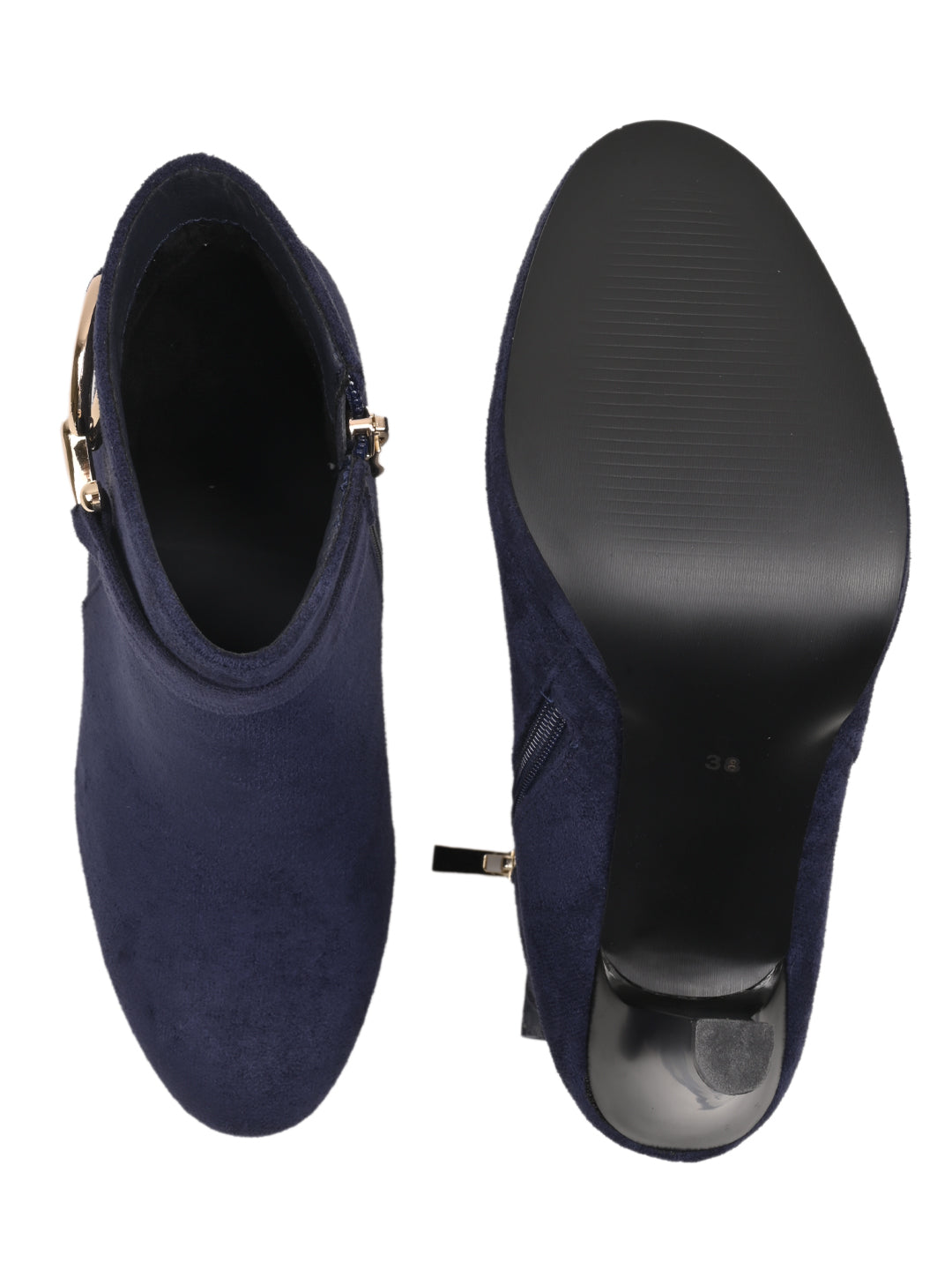 Women, Women Footwear, Navy Blue Boots