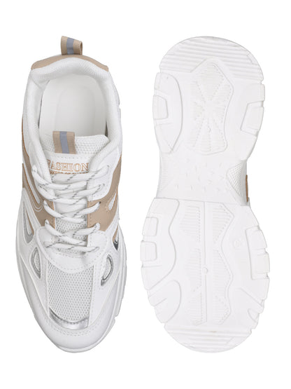 Women, Women Footwear, White Sneakers