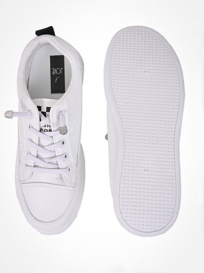 Women, Women Footwear, White Sneakers