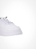 Women White & Grey Solid Sneakers