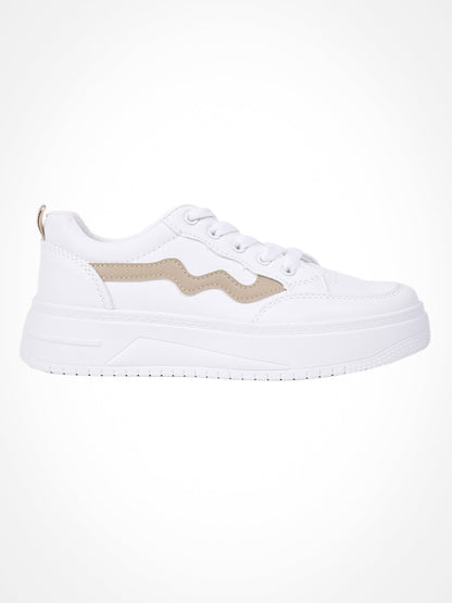 Women, Women Footwear, White Sneakers