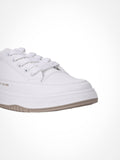 Women White Solid Sneakers