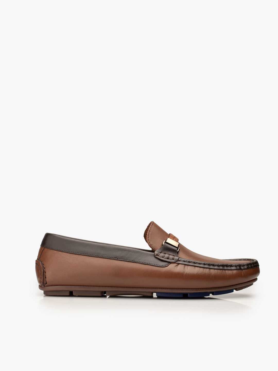 Men Tan Solid Driving Shoes