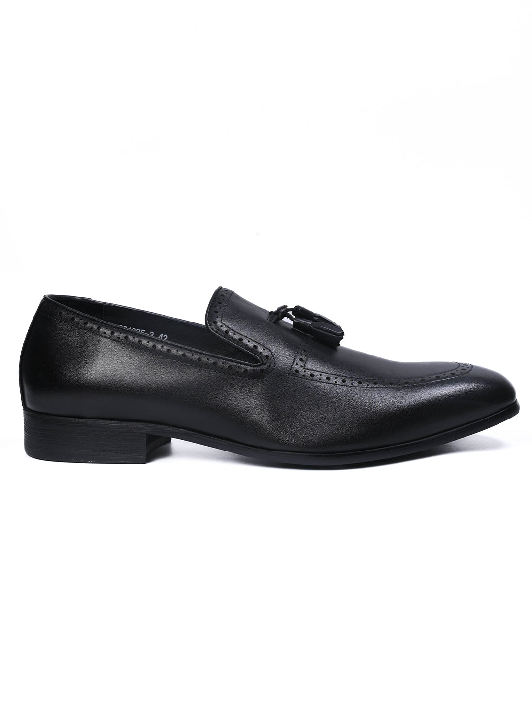Men, Men Footwear, Black Loafers