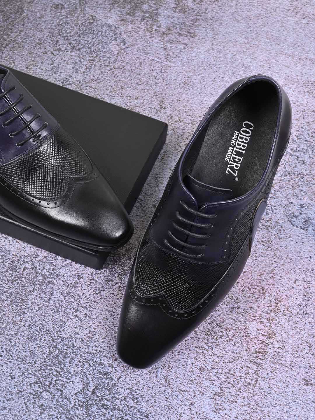 Men, Men Footwear, Black Oxfords