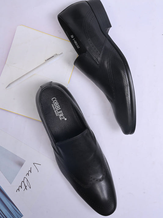 Men, Men Footwear, Black Formal Shoes