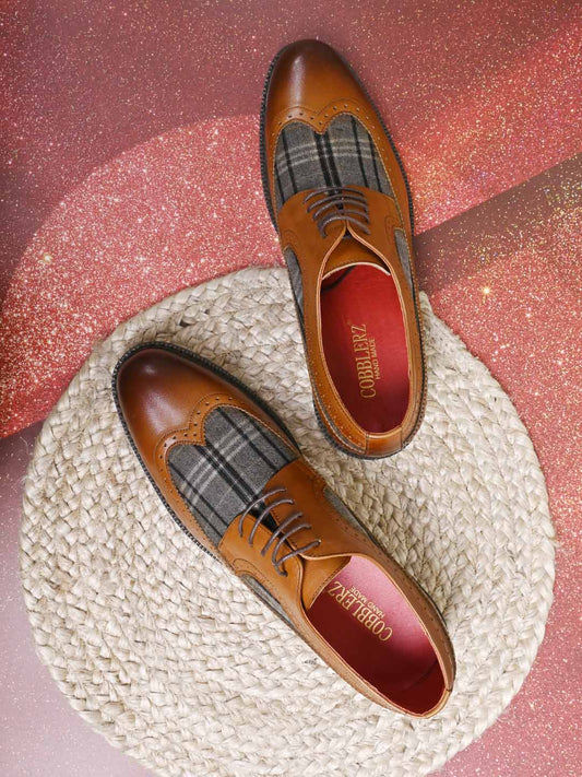 Men, Men Footwear, Tan Derbys