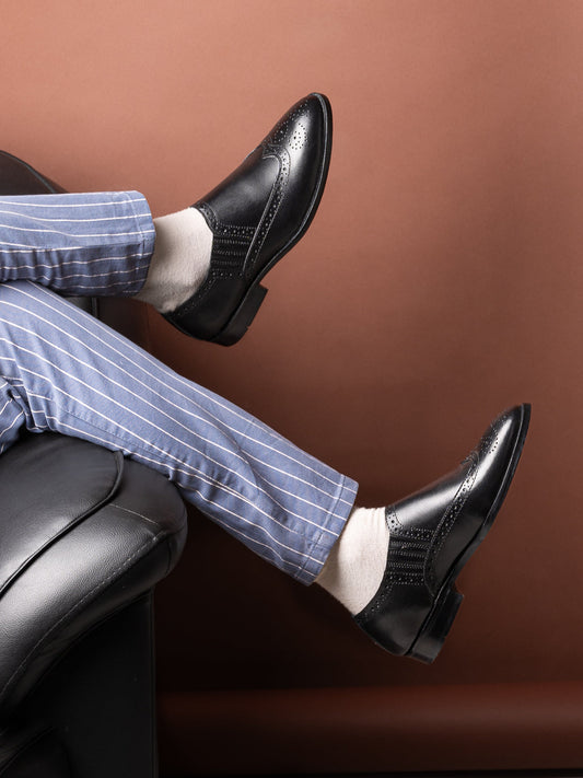 Men, Men Footwear, Black Loafer