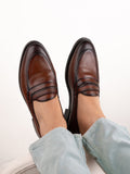 Men, Men Footwear, Tan Loafer