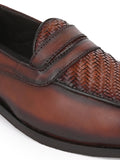 Men, Men Footwear, Brown Loafer