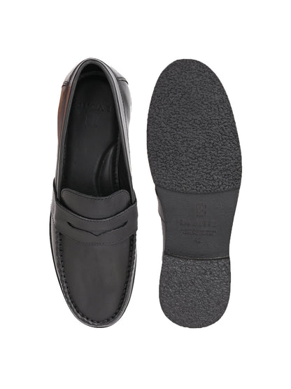Men, Men Footwear, Black  Loafer