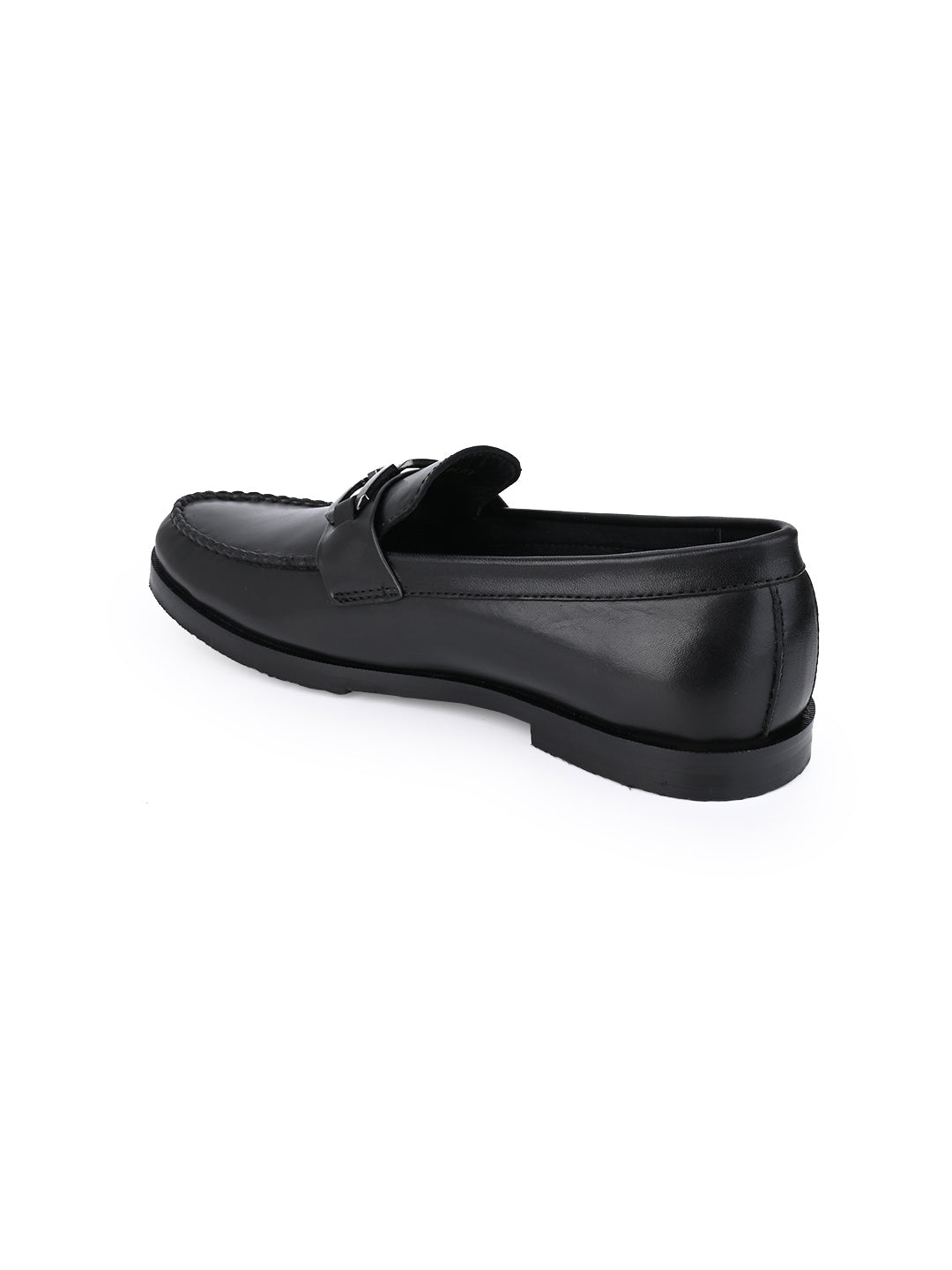 Men, Men Footwear, Black Loafers