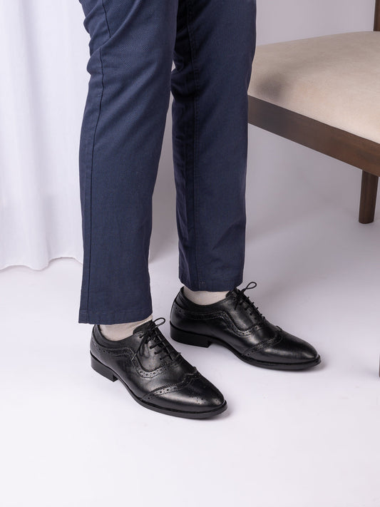 Men, Men Footwear, Black Formal Shoes