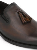 Men, Men Footwear, Grey Loafer