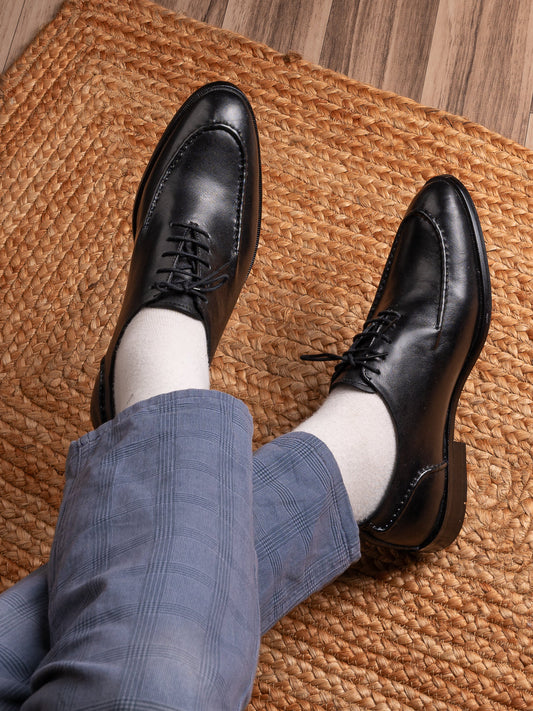 Men, Men Footwear, Black Formal Shoes