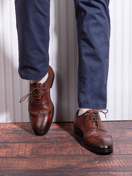 Men, Men Footwear, Brown  Formal Shoes