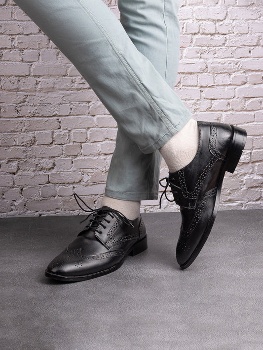 Men, Men Footwear, Black Formal Shoes