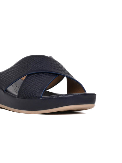 Women, Women Footwear, Navy Blue Sandals