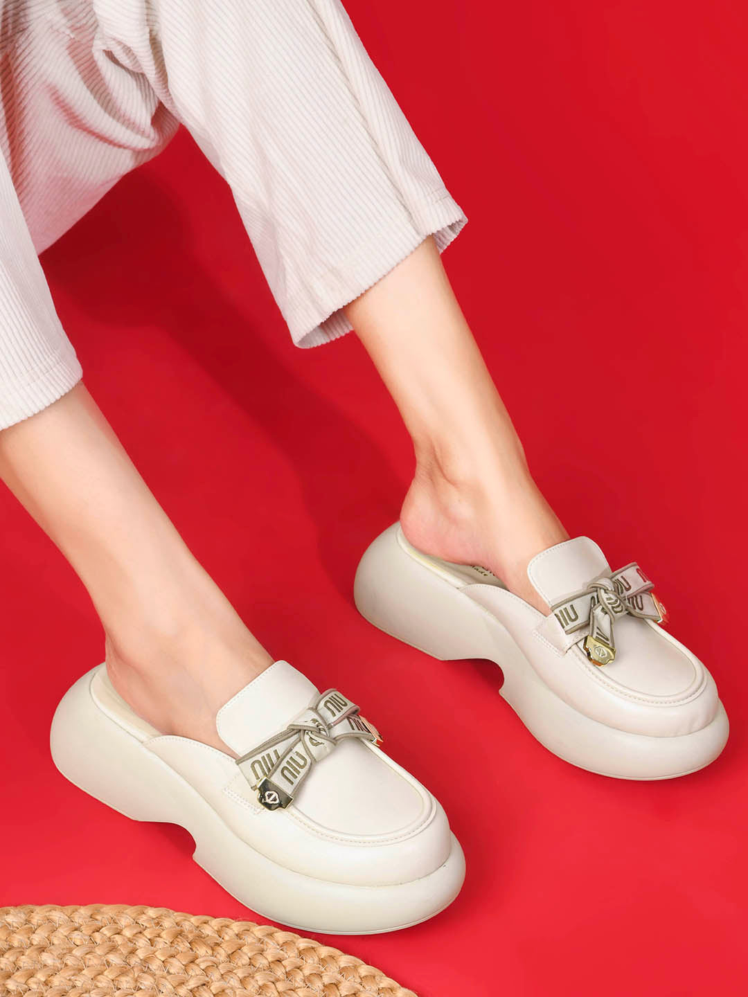 Women, Women Footwear, Off White Mules