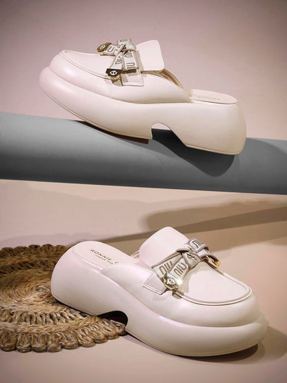 Women, Women Footwear, Off White Mules