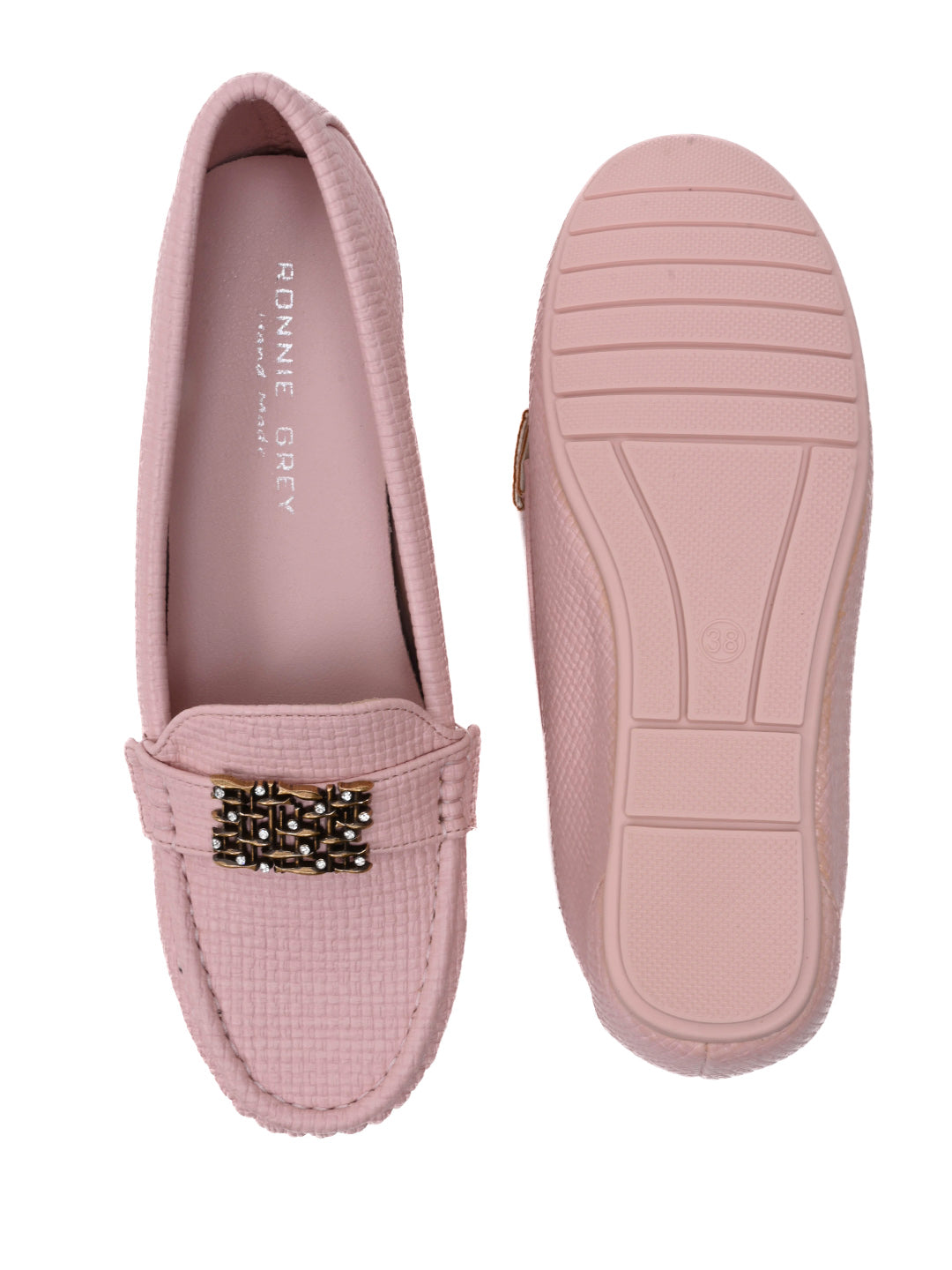 Women, Women Footwear, Pink Loafers