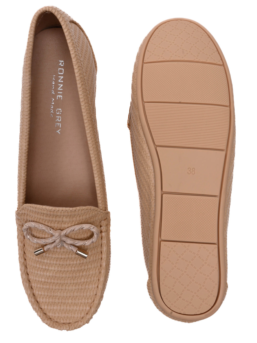 Women, Women Footwear, Beige Loafers