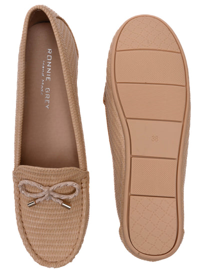 Women, Women Footwear, Beige Loafers