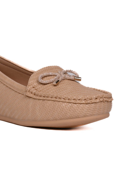 Women, Women Footwear, Beige Loafers