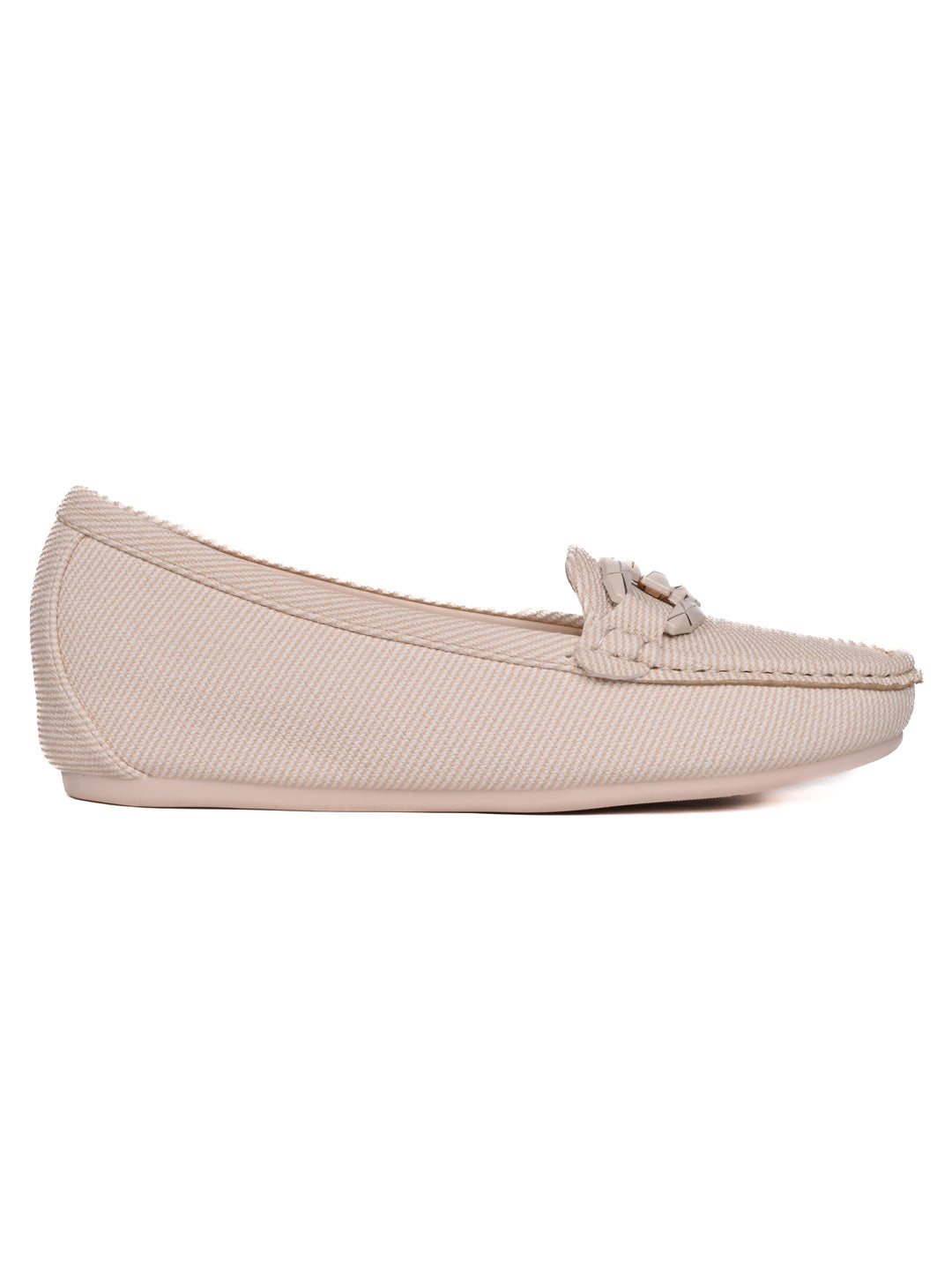 Women, Women Footwear, Beige Loafers