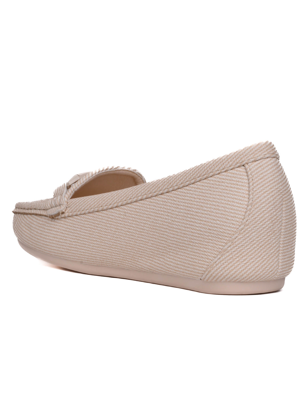 Women, Women Footwear, Beige Loafers