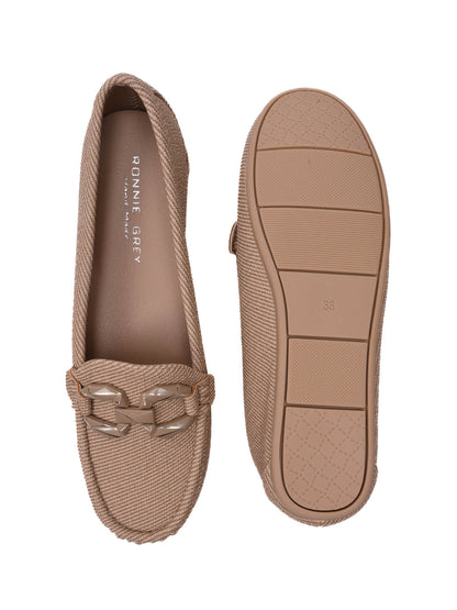 Women, Women Footwear, Khaki Loafers