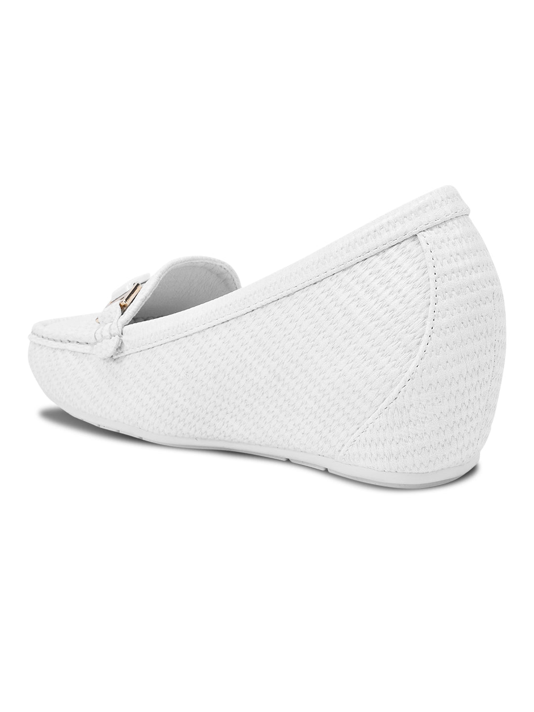 Women, Women Footwear, Off White Loafers