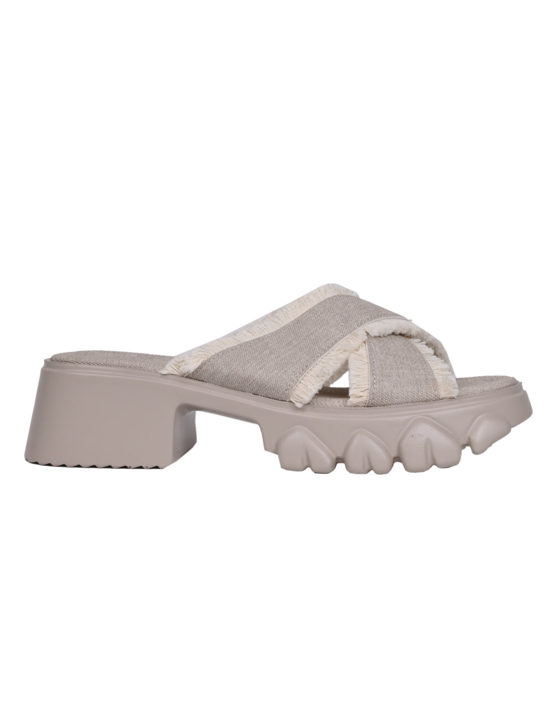Women, Women Footwear, Beige Sandals