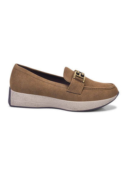 Women, Women Footwear, Camel Loafers