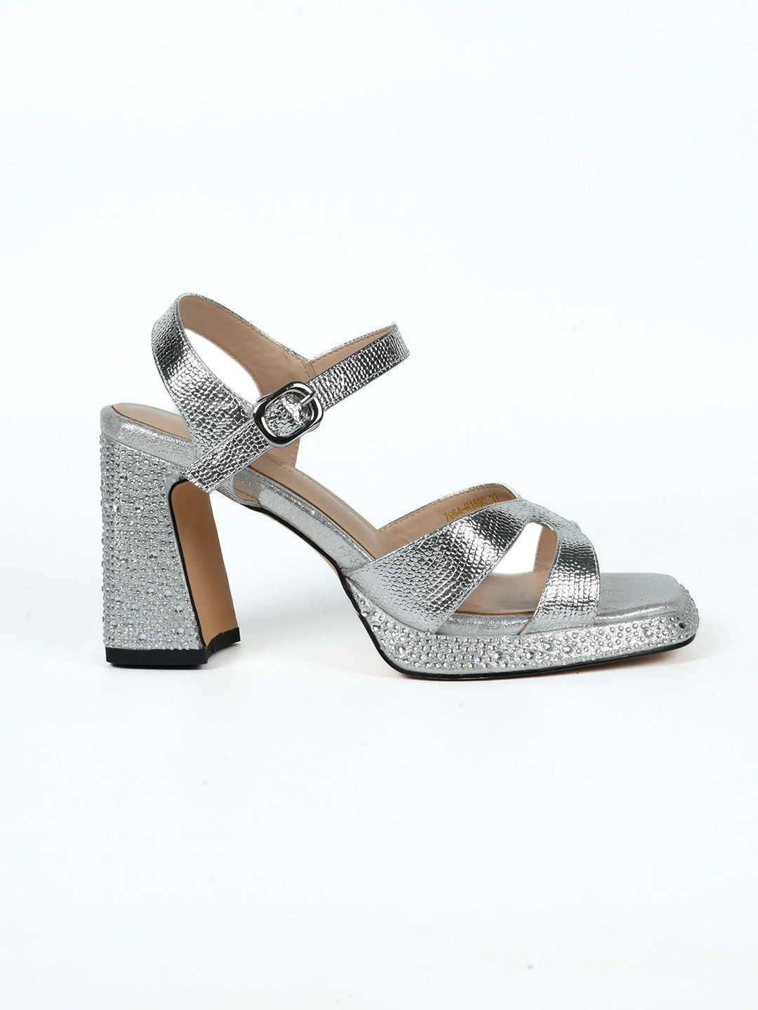 Women, Women Footwear, Silver Sandals