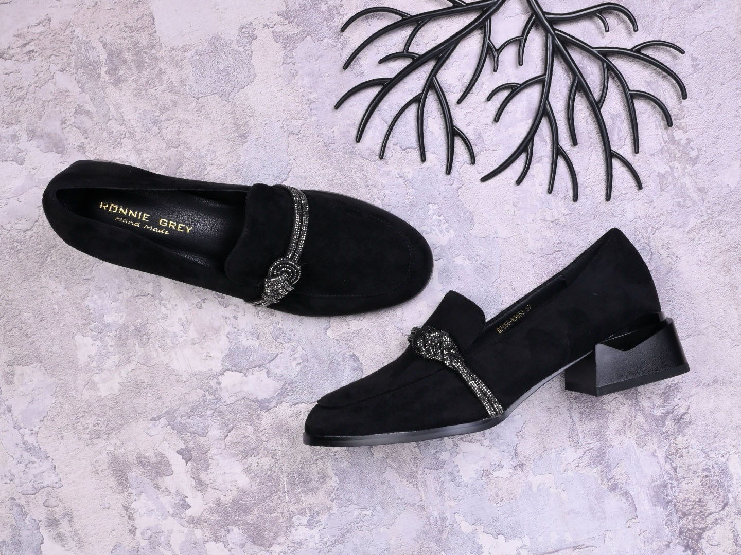 Women, Women Footwear, Black Loafers