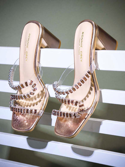 Women, Women Footwear, Champagne Sandals