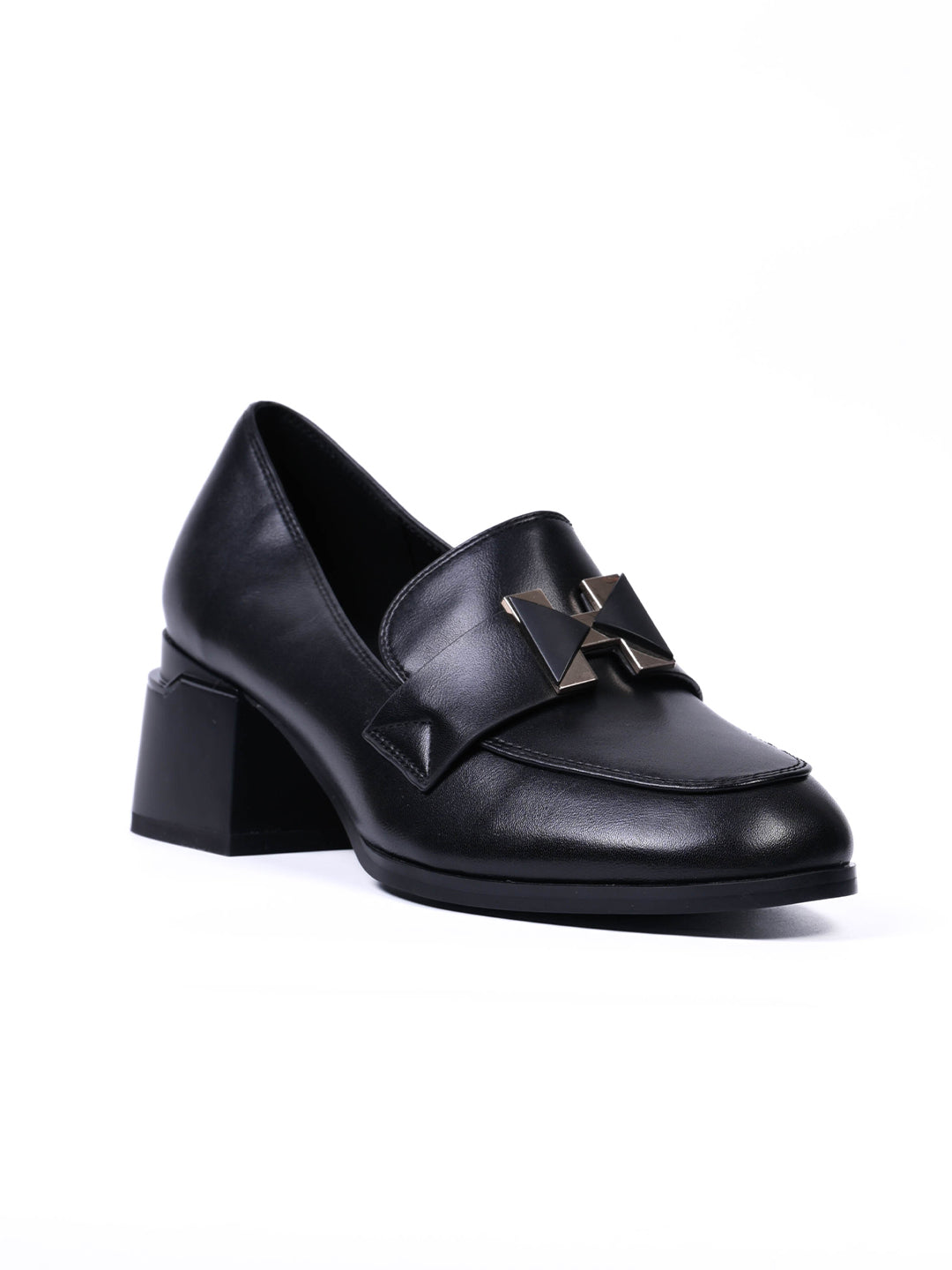 Women, Women Footwear, Black Loafers
