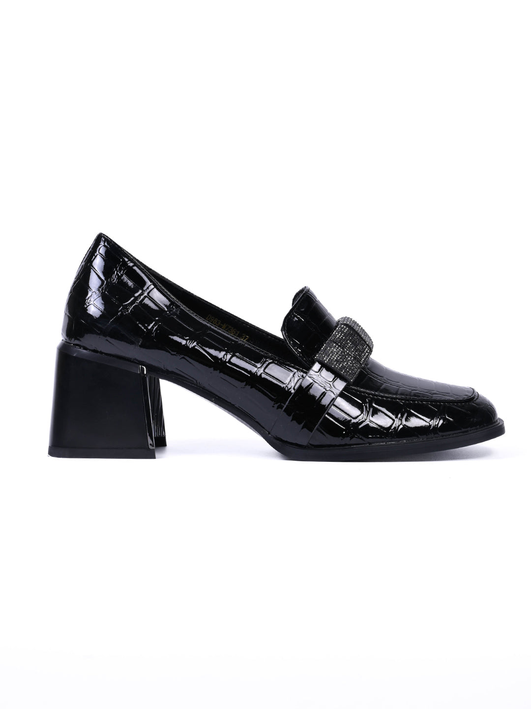 Women, Women Footwear, Black Loafers