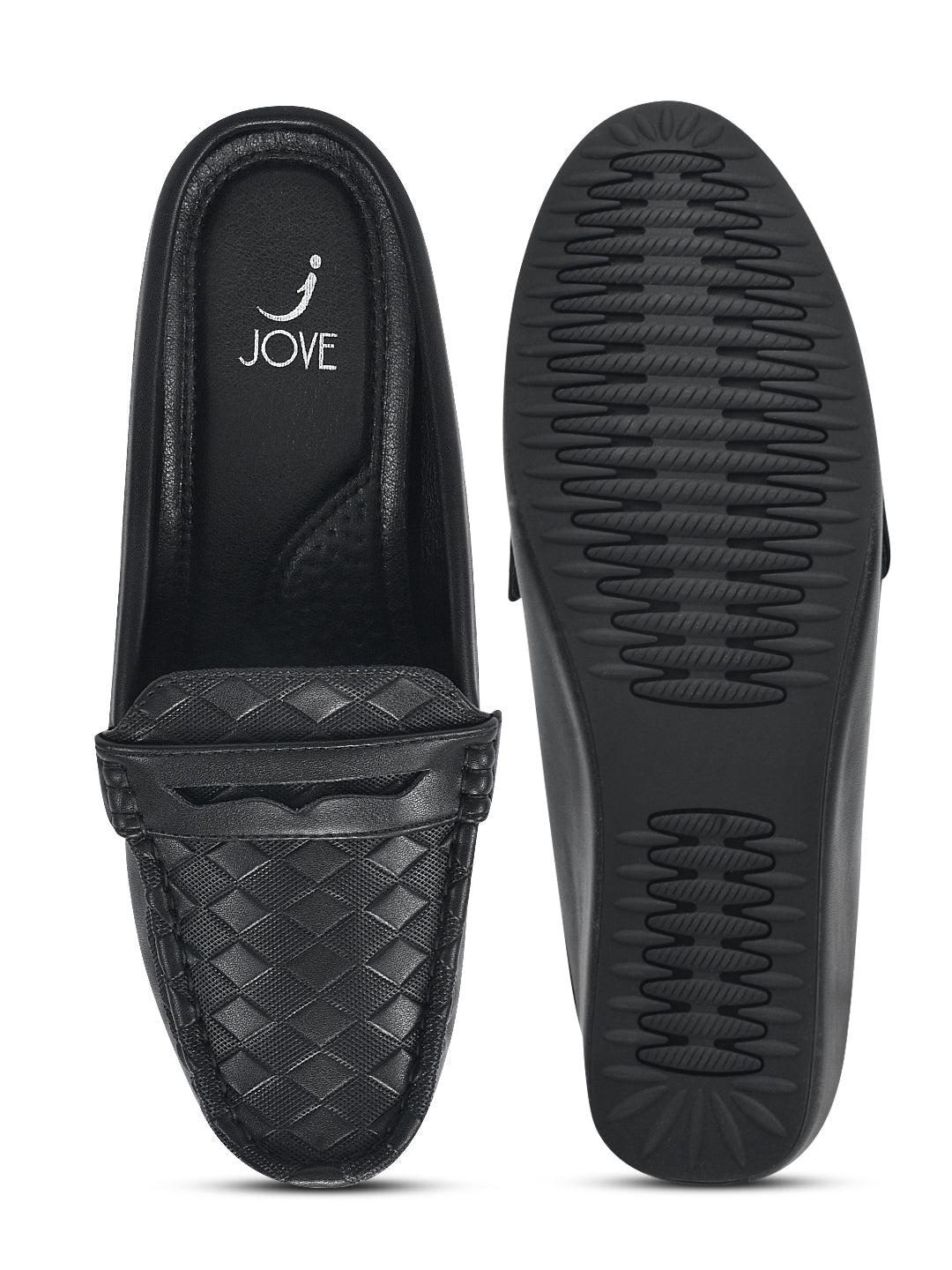 Women, Women Footwear, Black Loafers