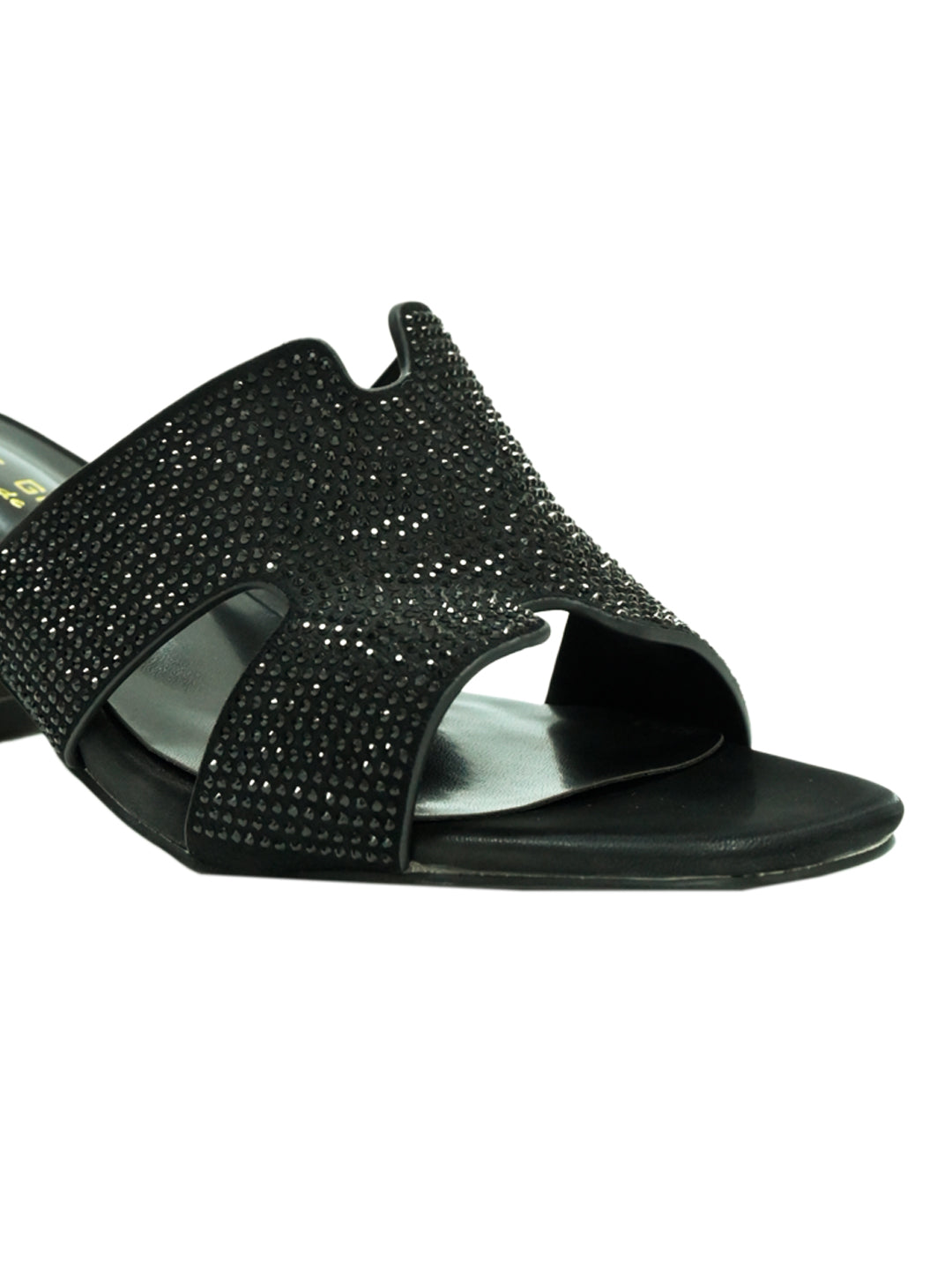 Women, Women Footwear, Black Sandals