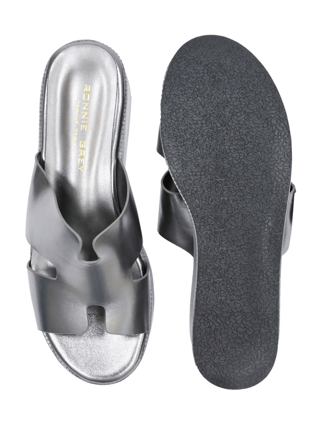 Women, Women Footwear, Silver Sandals