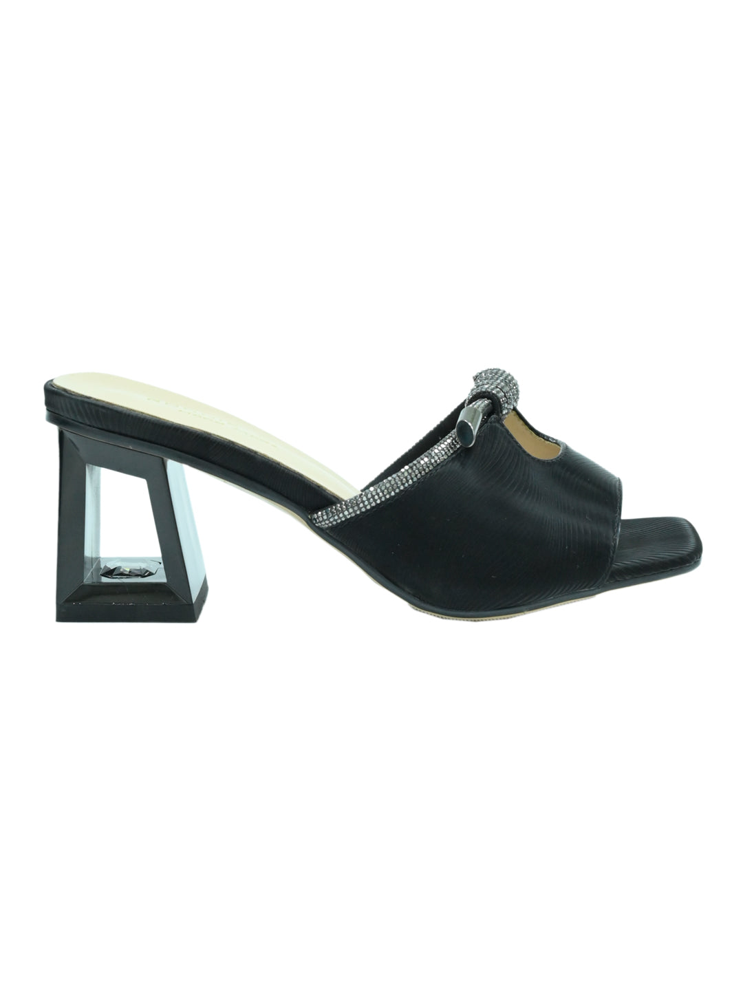 Women, Women Footwear, Black Sandals