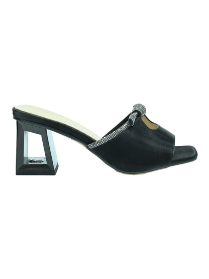 Women, Women Footwear, Black Sandals