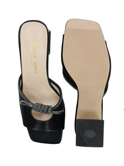 Women, Women Footwear, Black Sandals